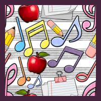 Music Class Seamless Pattern Long Sleeve Tee | Teevron