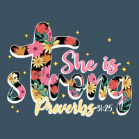 She Is Strong Proverbs 31 25 Urban Heavy Tee | Teevron