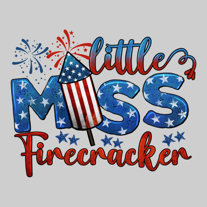 Little Miss Firecracker 4th Of July Premium Tee by BarkalooDesign | Teevron