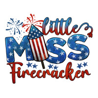 little miss firecracker 4th of july | Teevron