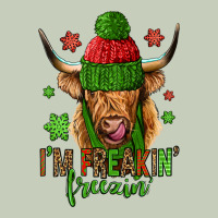 I'm Freakin Freezin Christmas Long Haired Cow Long Sleeve Tee | Teevron