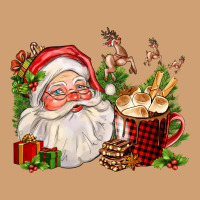Santa And Hot Cocoa Cup Vintage Tee | Teevron