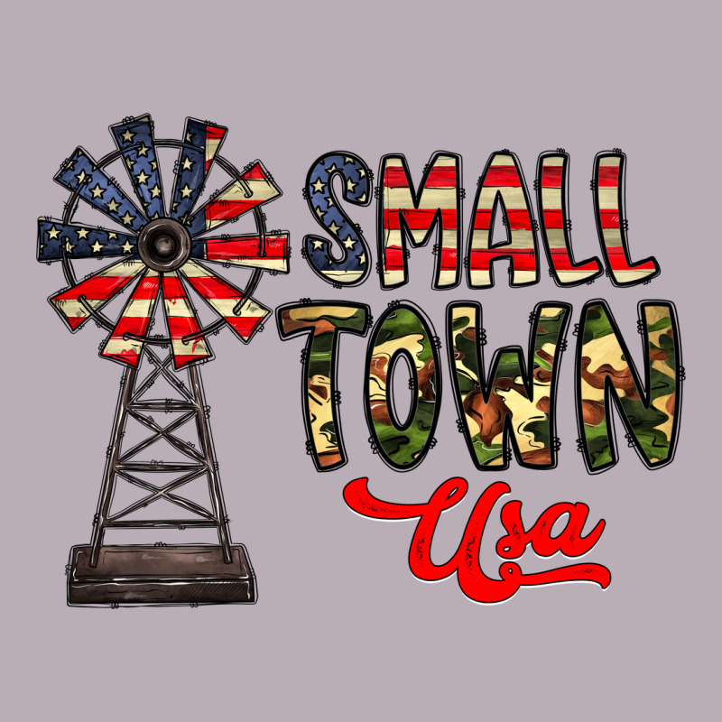 Small Town Usa Vintage Tee by CowhideDigitalArt | Teevron