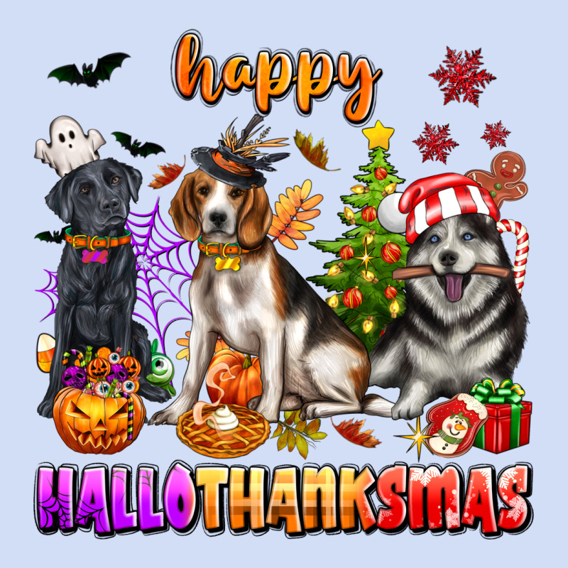 Happy Hallothanksmas Dogs Urban Hoodie by texasbilliewilder | Teevron