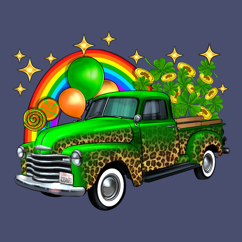 St Patricks Shamrock Gold Rainbow Balloon Candy Truck Vintage Tee by FaDigitalArtStudio | Teevron