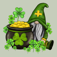 St Patricks Gnome And Pot Of Gold Ladies Tee | Teevron