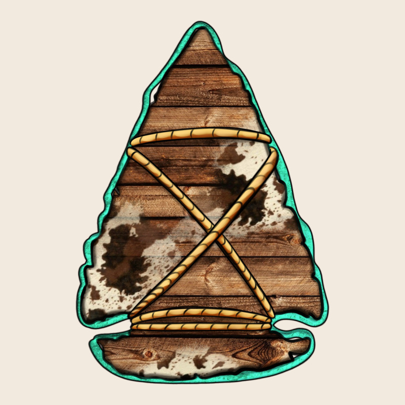 Cowhide Wooden Arrowhead Zipper Hoodie by Jasminsmagicworld | Teevron