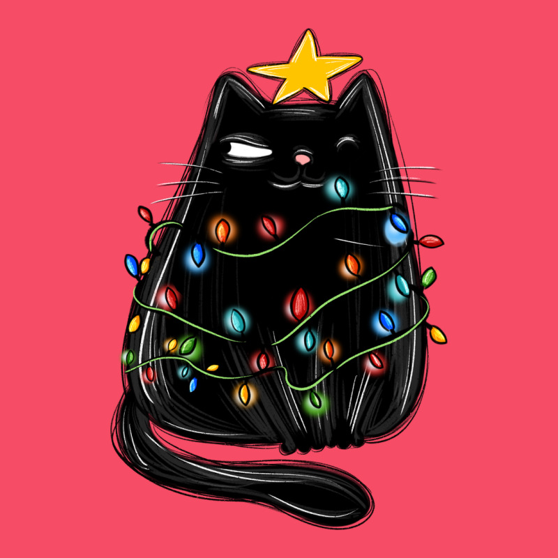 Christmas Cat With Lights Premium Sweatshirt by MaliasSmallBusiness | Teevron