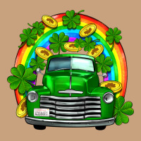 St Patricks Shamrock Gold Rainbow Truck Vintage Tee | Teevron