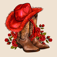 Valentines Day Cowboy Boots Red  And Roses Urban Heavy Tee | Teevron