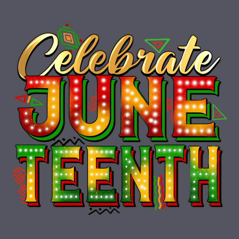 Celebrate Juneteenth Vintage Hoodie by Zillion Design Studio | Teevron
