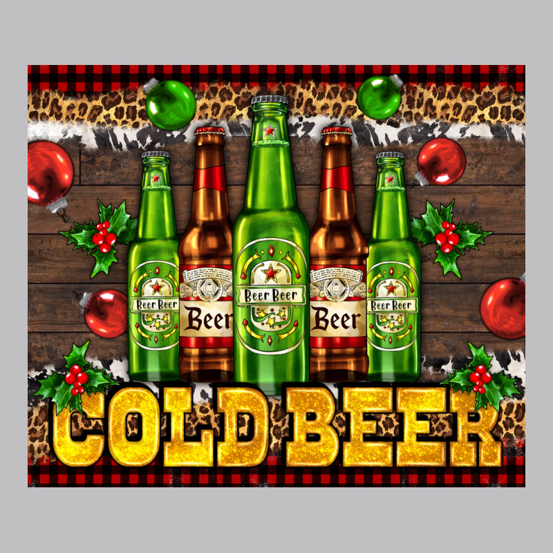 Cold Beer With Beer Bottles Long Sleeve Tee by AdoDesignShop | Teevron