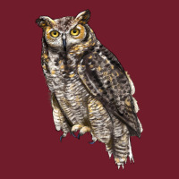 Great Horned Owl Zipper Hoodie | Teevron