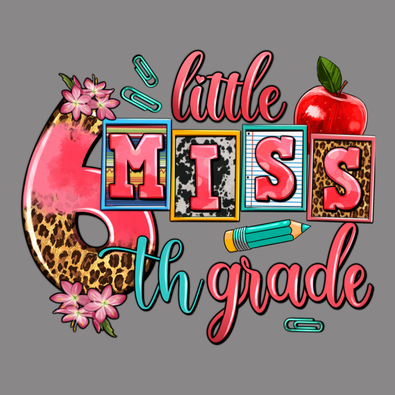 Little Miss 6 Th Grade Vintage Tee by AdoDesignShop | Teevron