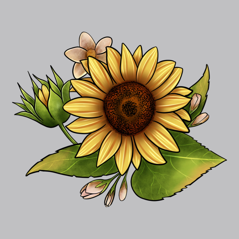 Sunflower Long Sleeve Tee by JahusDesignShop | Teevron