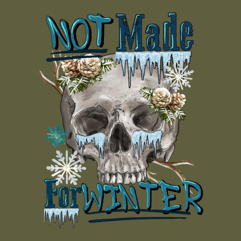 Not Made For Winter Skull Vintage Tee by FaDigitalArtStudio | Teevron