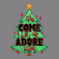 Oh Come Let Us Adore Him Christmas Tree Heavyweight Hoodie | Teevron