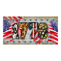 1776 4th of july license plate | Teevron