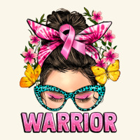 Cancer Warrior Messy Bun Premium Hoodie | Teevron