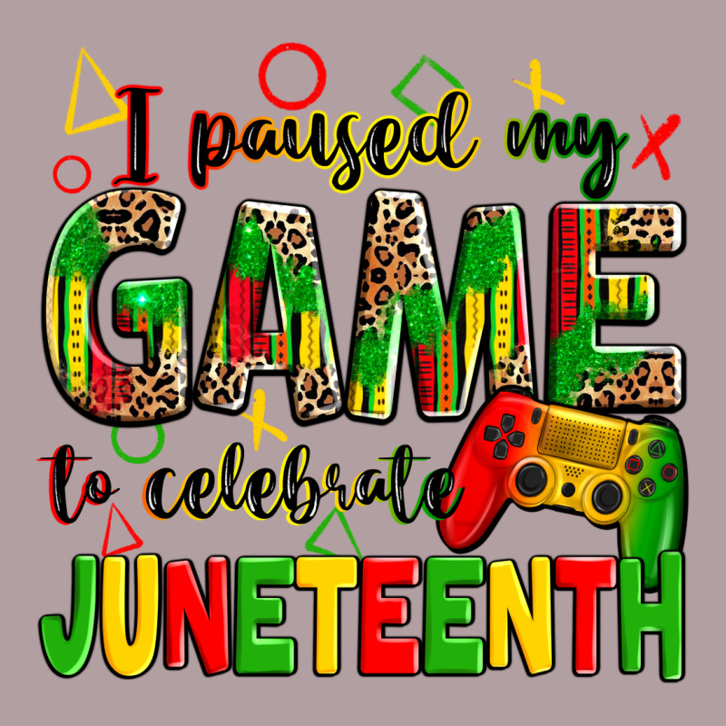 I Paused My Game To Celebrate Juneteenth Vintage Hoodie by Zillion Design Studio | Teevron
