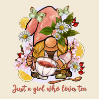Just A Girl Who Loves Tea Gnome Premium Hoodie | Teevron
