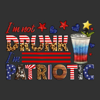 I'm Not Drunk I'm Patriotic Urban Heavy Tee | Teevron