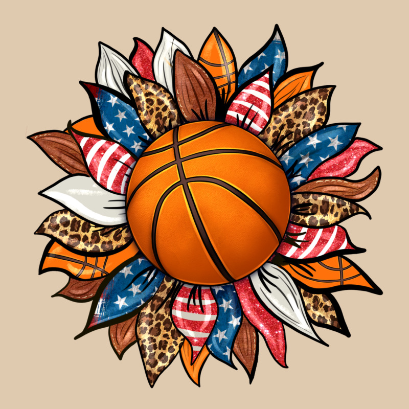 Basketball Sunflower Heavyweight Sweatshirt by HRA Design Shop | Teevron