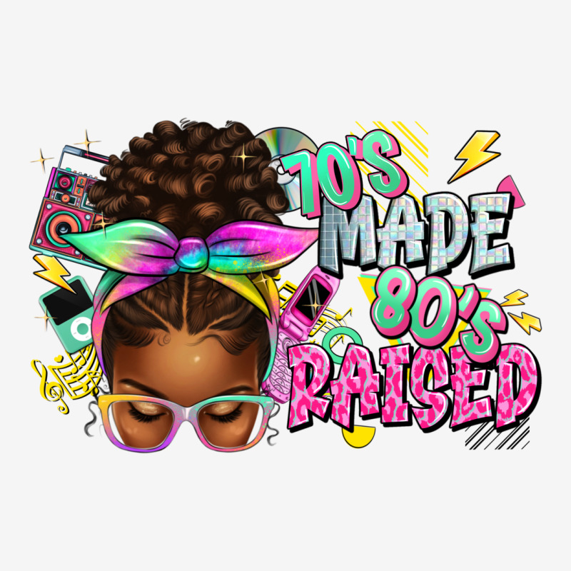 70's Made 80's Raised Afro Messy Bun Urban Hoodie by texasbilliewilder | Teevron