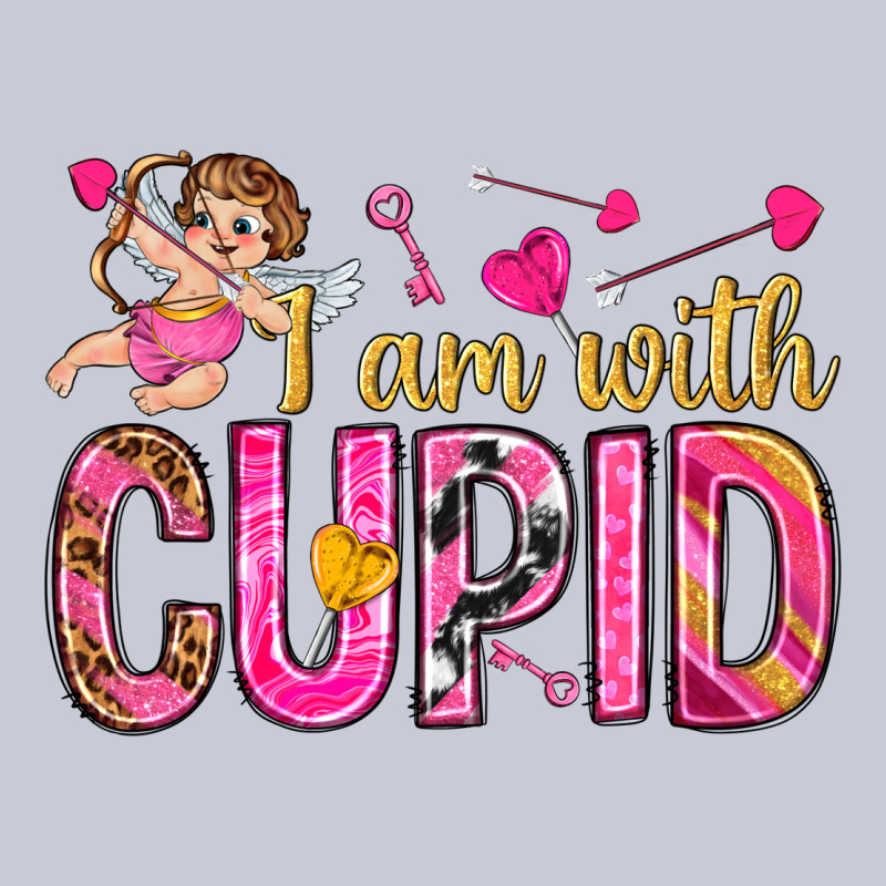 I Am With Cupid Heavyweight Hoodie by NancyCooperArtShop | Teevron