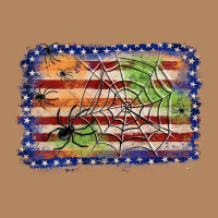 American Flag Halloween Background Long Sleeve Tee | Teevron