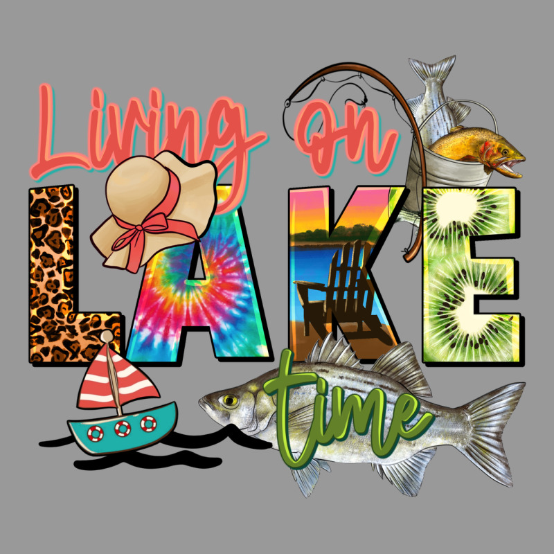 Living On Lake Time Vintage Hoodie by Zillion Design Studio | Teevron