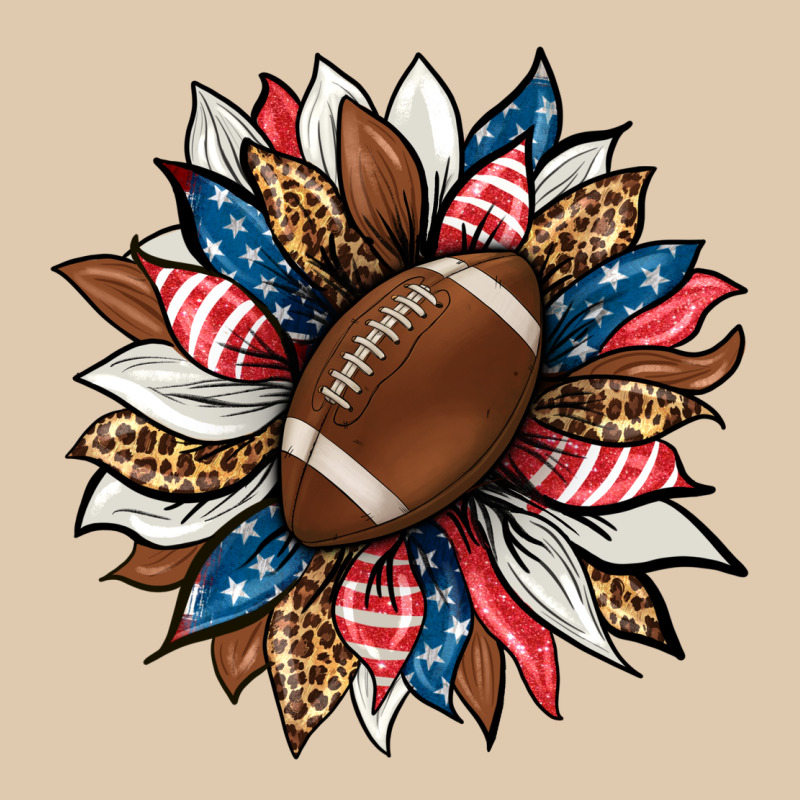 American Football Sunflower Heavyweight Sweatshirt by HRA Design Shop | Teevron