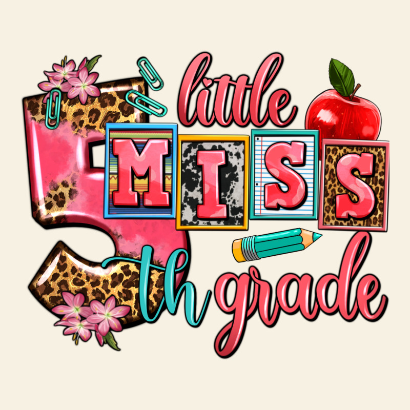Little Miss 5 Th Grade Vintage Tee by AdoDesignShop | Teevron