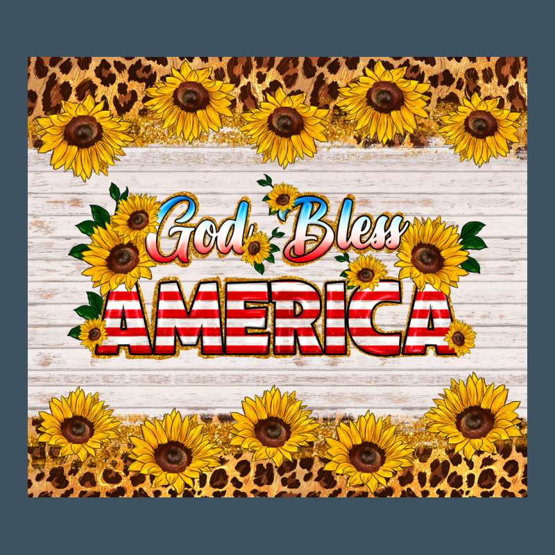 God Bless America Tumbler Urban Heavy Tee by HRA Design Shop | Teevron