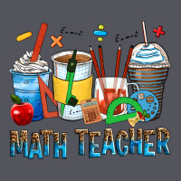 Math Teacher Coffee Cups Vintage Hoodie | Teevron