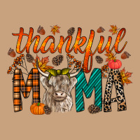Thankful Mama Highland Cow Vintage Tee | Teevron