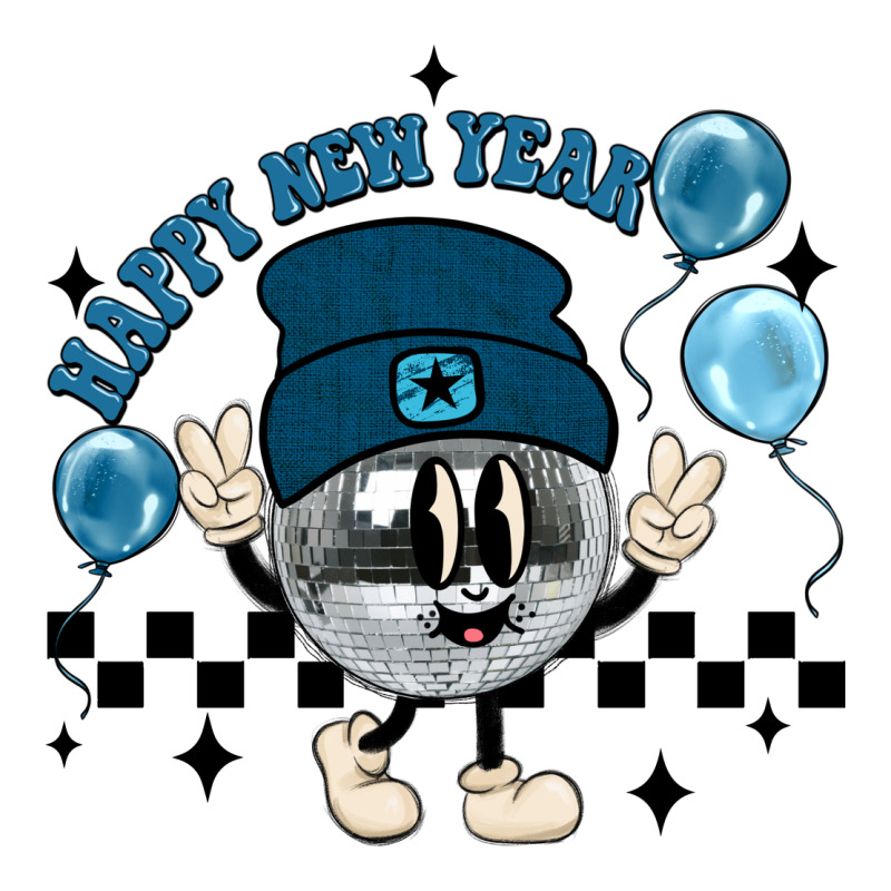 Happy New Year Disco Ball Heavyweight Hoodie by MaliasSmallBusiness | Teevron