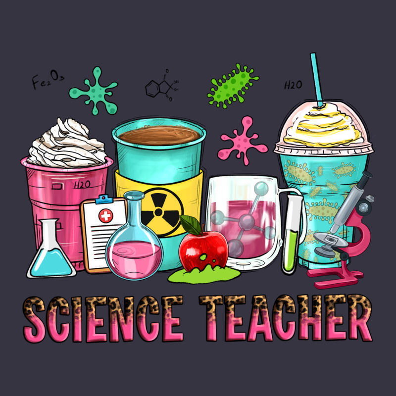Science Teacher Coffee Cups Vintage Hoodie by Zillion Design Studio | Teevron
