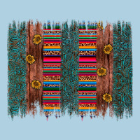 Sunflower Serape Brush Stroke Premium Hoodie | Teevron