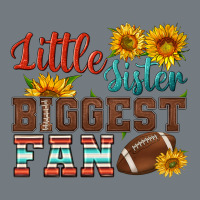 Little Sister Biggest Fan American Football Heavyweight Sweatshirt | Teevron