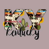 Kentucky State Cowhide Serape Cactus Vintage Hoodie | Teevron