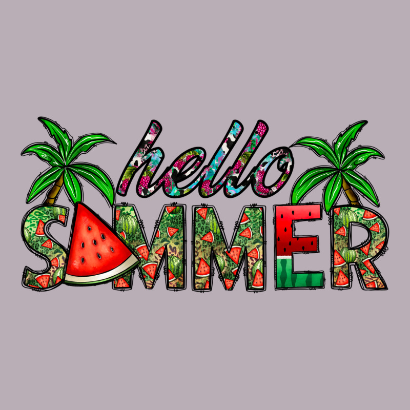 Hello Summer Vintage Tee by CowhideDigitalArt | Teevron