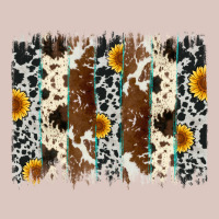 Sunflower Cowhide Brush Stroke Premium Hoodie | Teevron