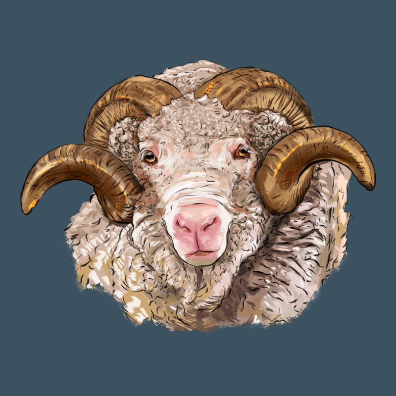 Merino Wool Ram Urban Heavy Tee by BarkalooDesign | Teevron