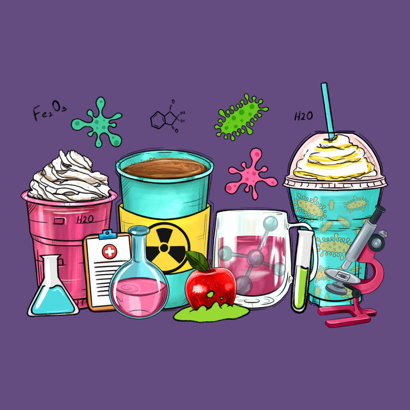 Science Teacher Coffee Cups Vintage Hoodie by Zillion Design Studio | Teevron