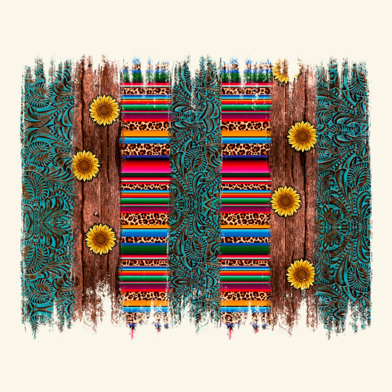 Sunflower Serape Brush Stroke Premium Hoodie by Artiststas | Teevron