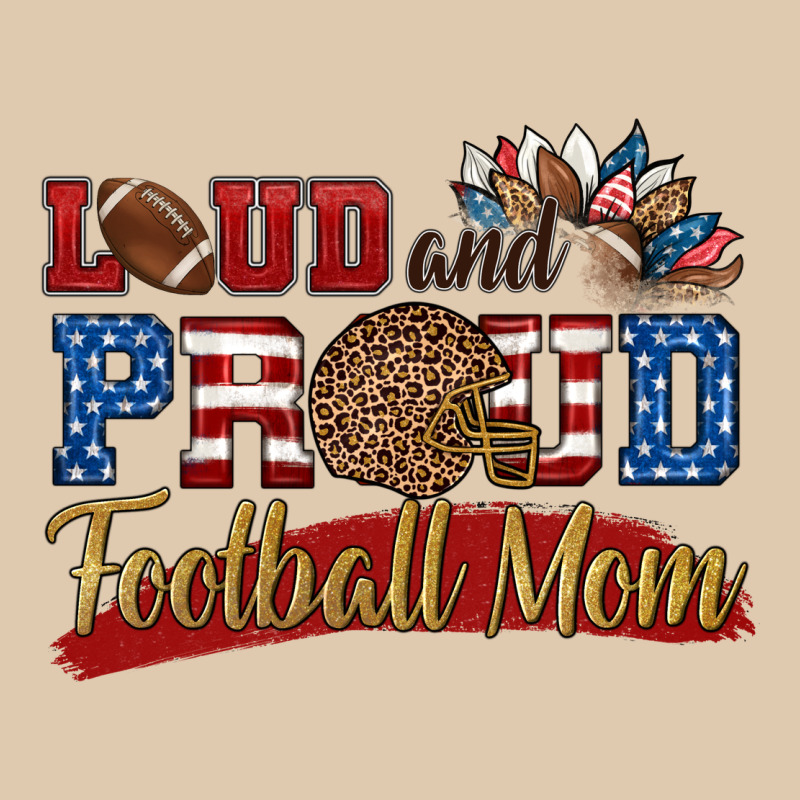 Loud And Proud Football Mom Heavyweight Sweatshirt by HRA Design Shop | Teevron