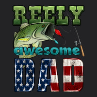Reely Awesome Dad Vintage Tee | Teevron