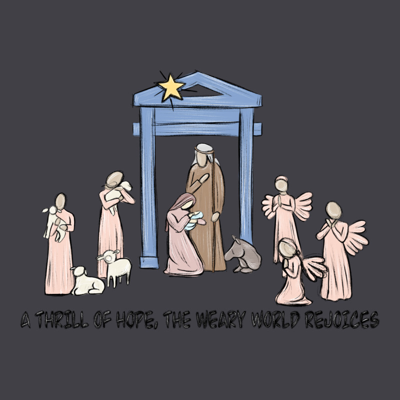 A Thrill Of Hope Nativity Heavyweight Hoodie by MaliasSmallBusiness | Teevron