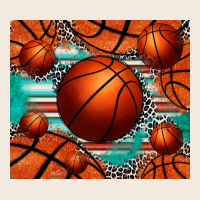 Basketball Leopard Serape Tumbler Zipper Hoodie | Teevron